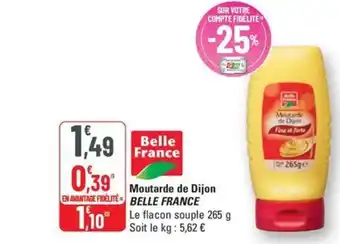 G20 BELLE FRANCE Moutarde de Dijon offre