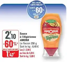 G20 AMORA Sauce à l'Algérienne offre