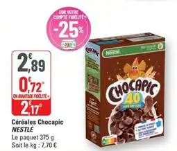 G20 NESTLÉ Céréales Chocapic offre