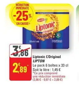 G20 LIPTON Liptonic L'Original offre