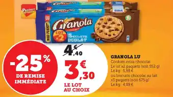 Hyper U Granola lu offre