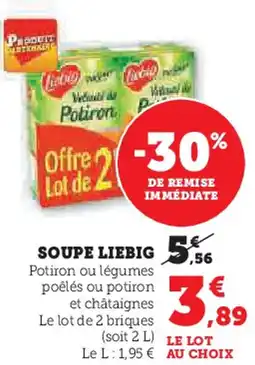 Hyper U Soupe liebig offre