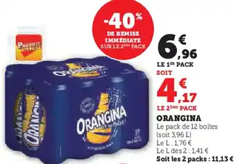 Hyper U Orangina offre