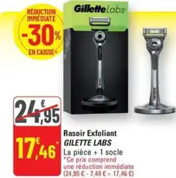 G20 GILETTE LABS  Rasoir Exfoliant offre