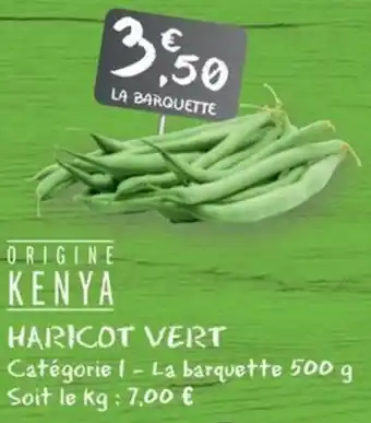 G20 Haricot vert offre