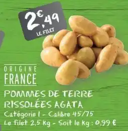 G20 Pommes de terre rissolées agata offre