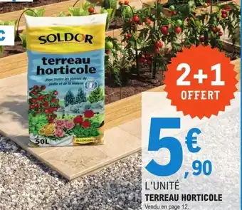 E.Leclerc Jardi SOLDOR Terreau horticole offre