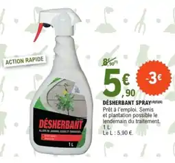 E.Leclerc Jardi Désherbant spray offre