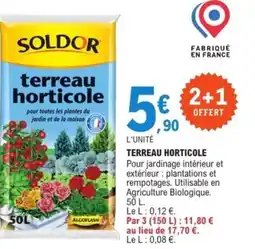 E.Leclerc Jardi SOLDOR Terreau horticole offre