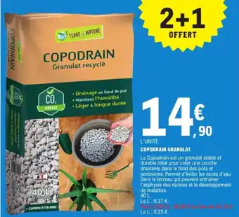 E.Leclerc Jardi Copodrain granulat offre