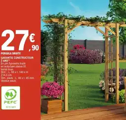 E.Leclerc Jardi Pergola droite offre