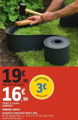 E.Leclerc Jardi Bordure souple offre