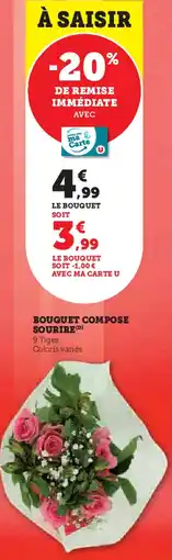 Hyper U Bouquet compose sourire offre