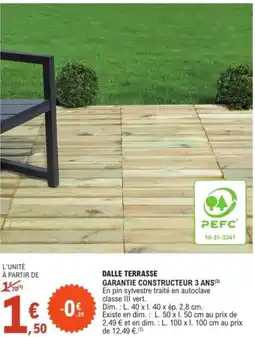 E.Leclerc Jardi Dalle terrasse offre