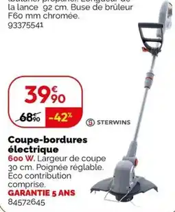 Weldom Coupe-bordures électrique offre