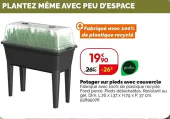 Weldom Potager sur pieds avec couvercle offre