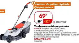 Weldom Tondeuse électrique poussée offre