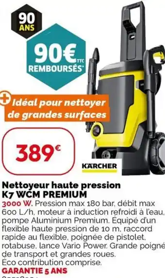 Weldom KÄRCHER Nettoyeur haute pression k7 wcm premium offre