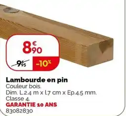 Weldom Lambourde en pin offre