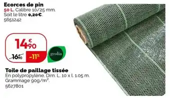 Weldom Toile de paillage tissée offre