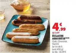 Hyper U Éclairs assortis offre