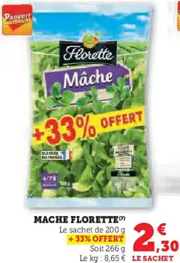 Hyper U Mache florette offre