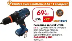 Weldom DEXTER Perceuse sans fil UP20 offre