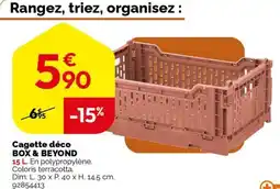 Weldom Cagette déco box & beyond offre