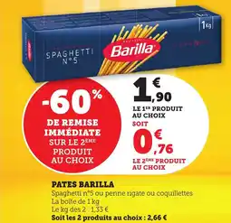 Bi1 Pates barilla offre