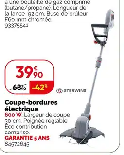 Weldom STERWINS Coupe-bordures électrique offre