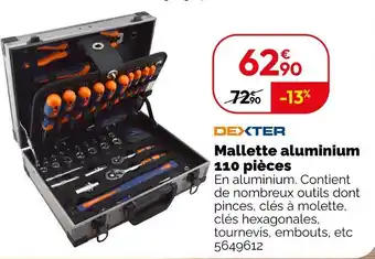 Weldom Mallette aluminium 110 pièces offre