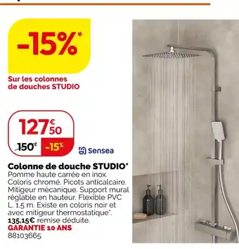 Weldom SENSEA Colonne de douche studio offre