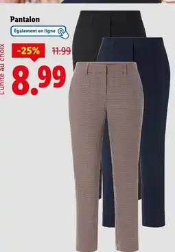 Lidl Pantalon offre