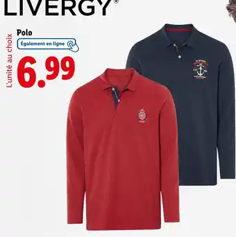 Lidl LIVERGY Polo offre