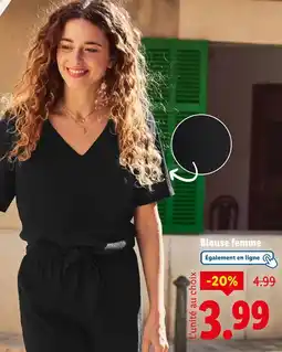 Lidl ESMARA Blouse femme offre