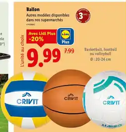 Lidl CRIVIT Ballon offre