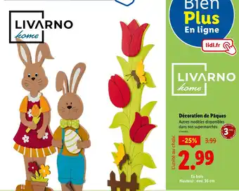 Lidl LIVARNO Décoration de Pâques offre