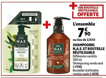 Shampooing N.a.e. Et Bouteille Réutilisable