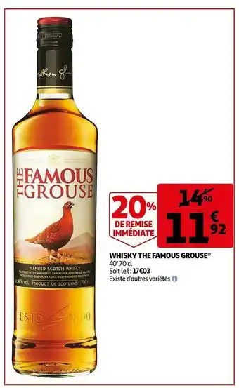 Whisky The Famous Grouse