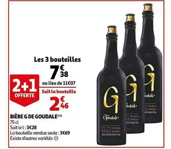 Auchan Bière G De Goudale offre