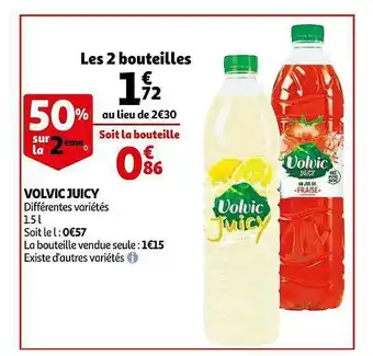 Auchan Volvic Juicy offre