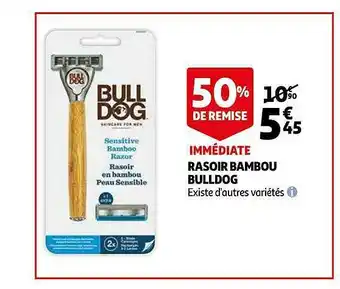 Auchan Rasoir Bambou Bulldog offre