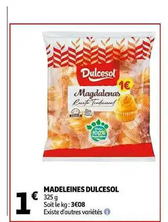 Auchan Madeleines Sulcesol offre