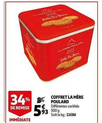 Auchan Coffret La Mère Poulard offre
