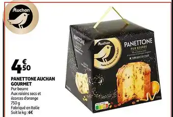 Auchan Panettone Auchan Gourmet offre