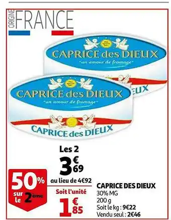 Auchan Caprice Des Dieux offre