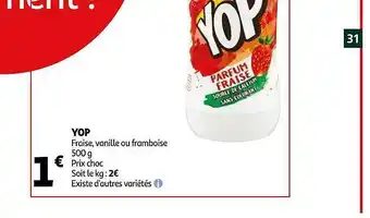 Auchan Yop offre
