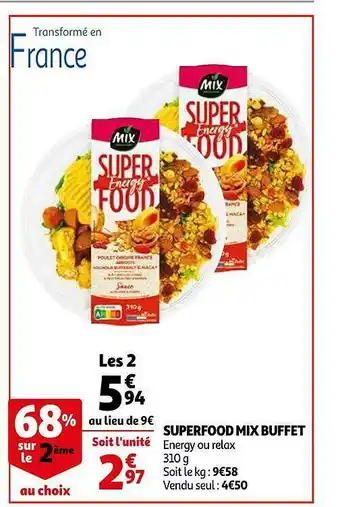 Auchan Superfood Mix Buffet offre