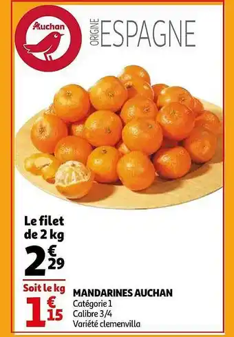 Auchan Mandarines Auchan offre