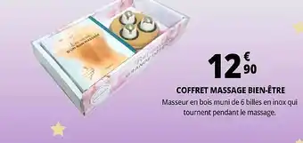 Auchan Coffret Massage Bien-être offre